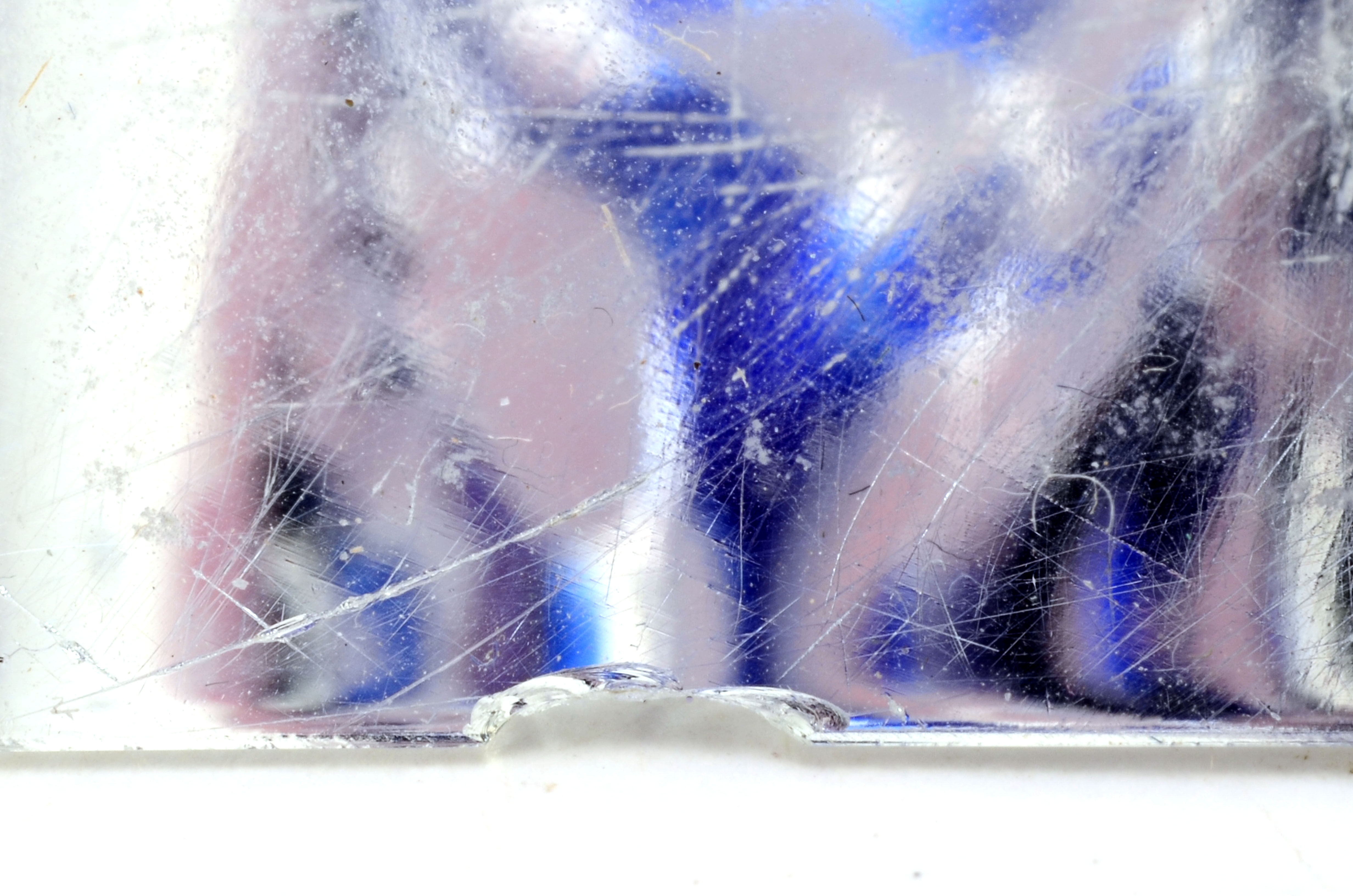 Rollin Karg Organic Glass Sculpture with Iridescent Center