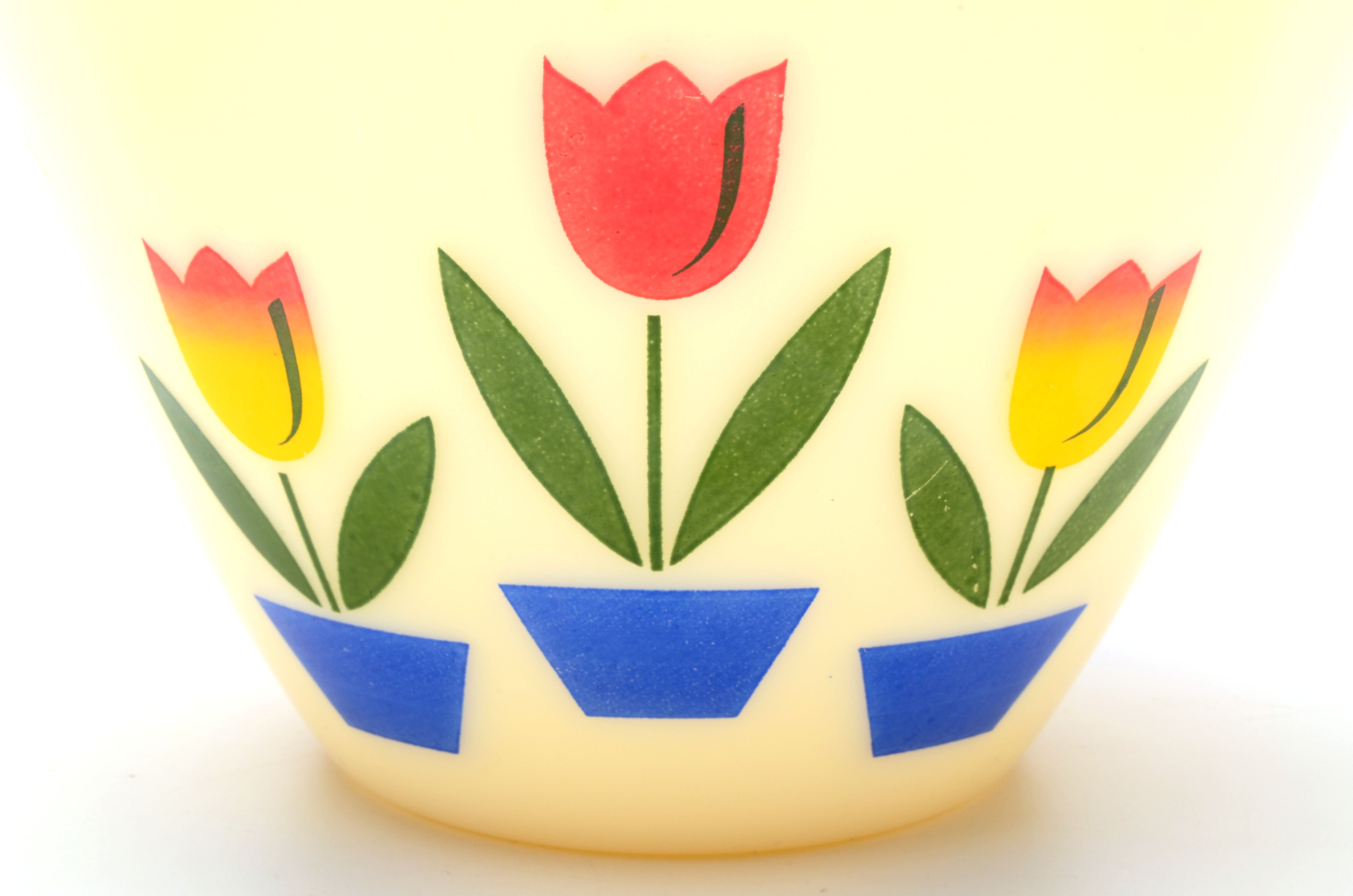 Fire King Tulip Mixing Bowls