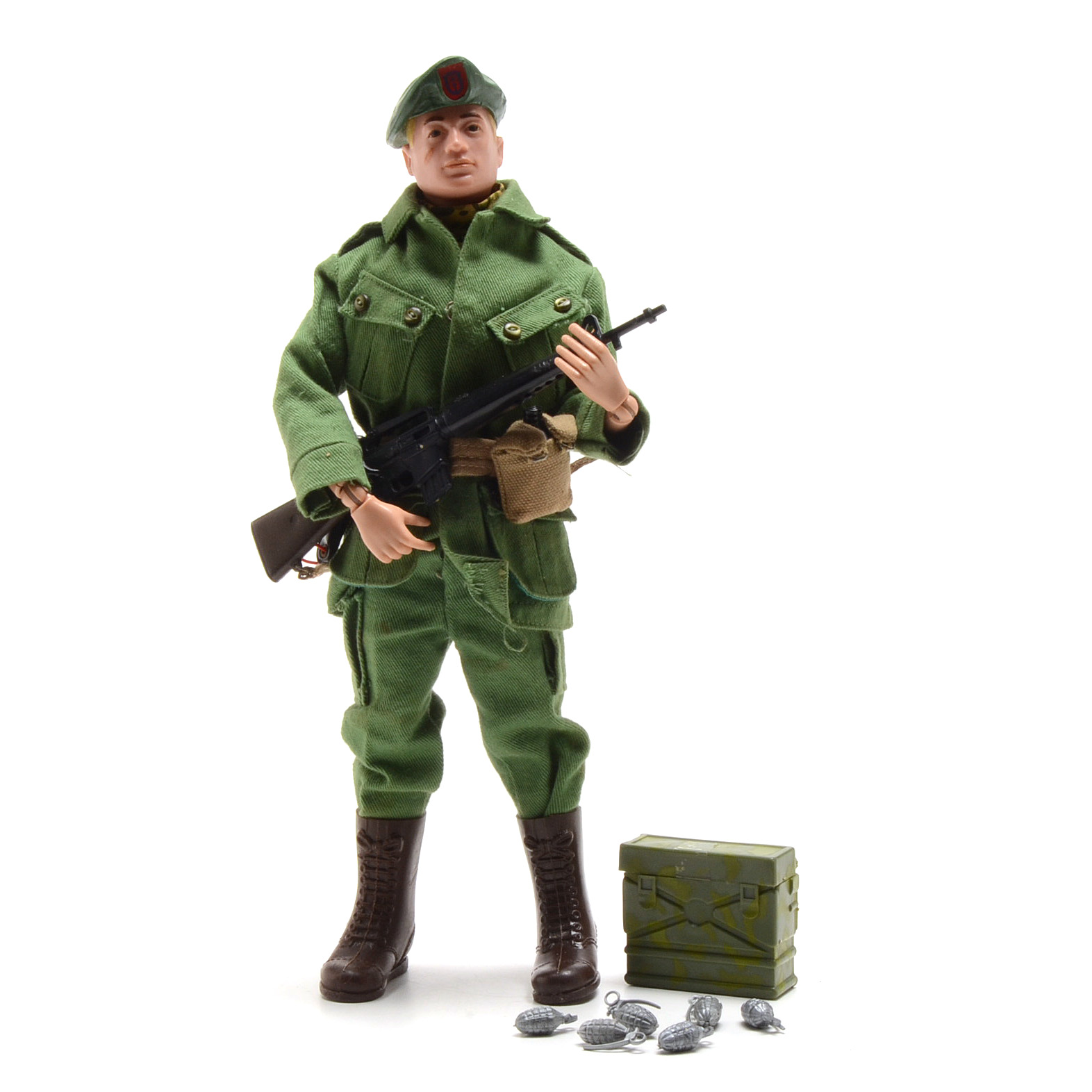 Vintage 1966 Hasbro GI Joe "Green Beret" Figure