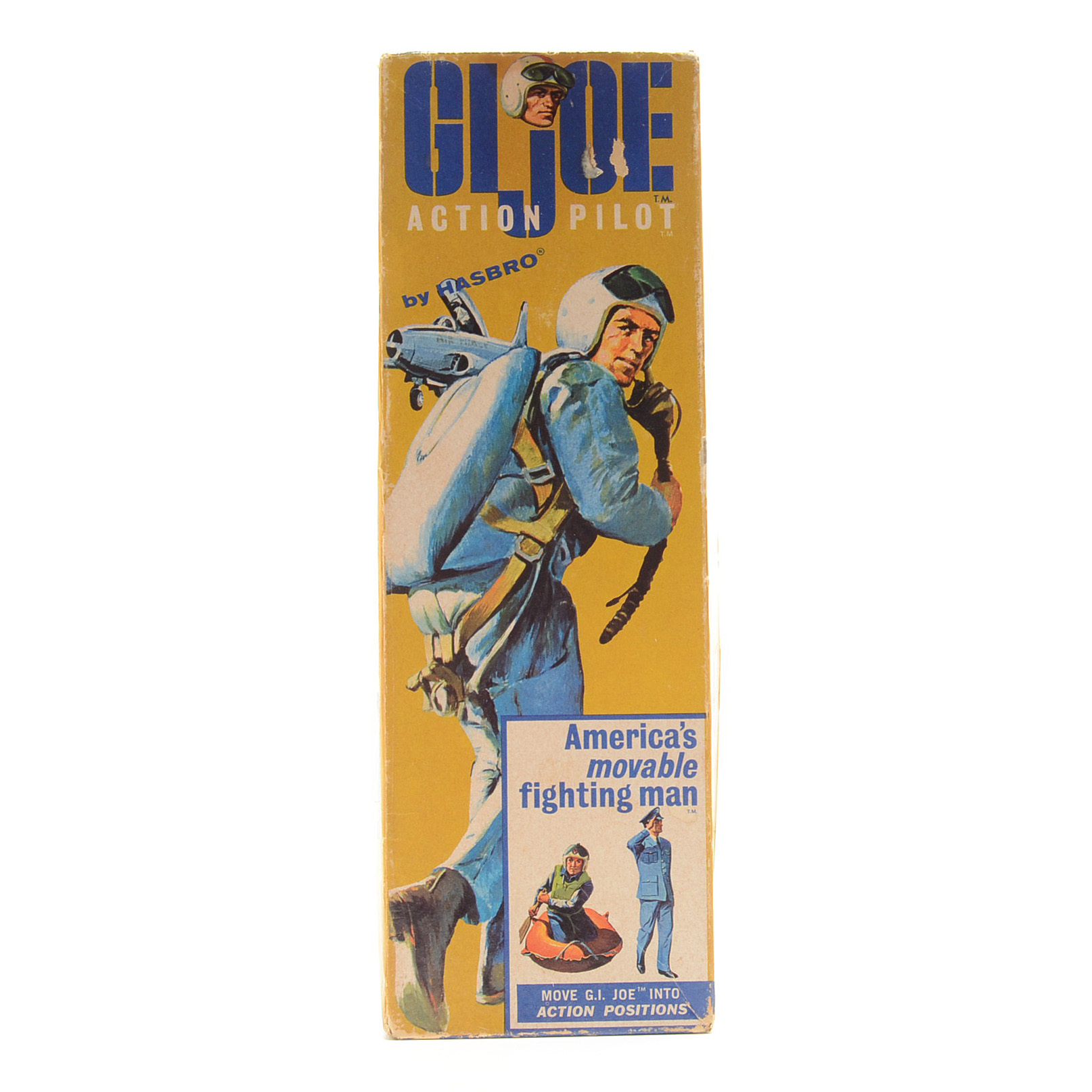 Rare 1964 Original GI Joe Action Pilot with Triple TM Box
