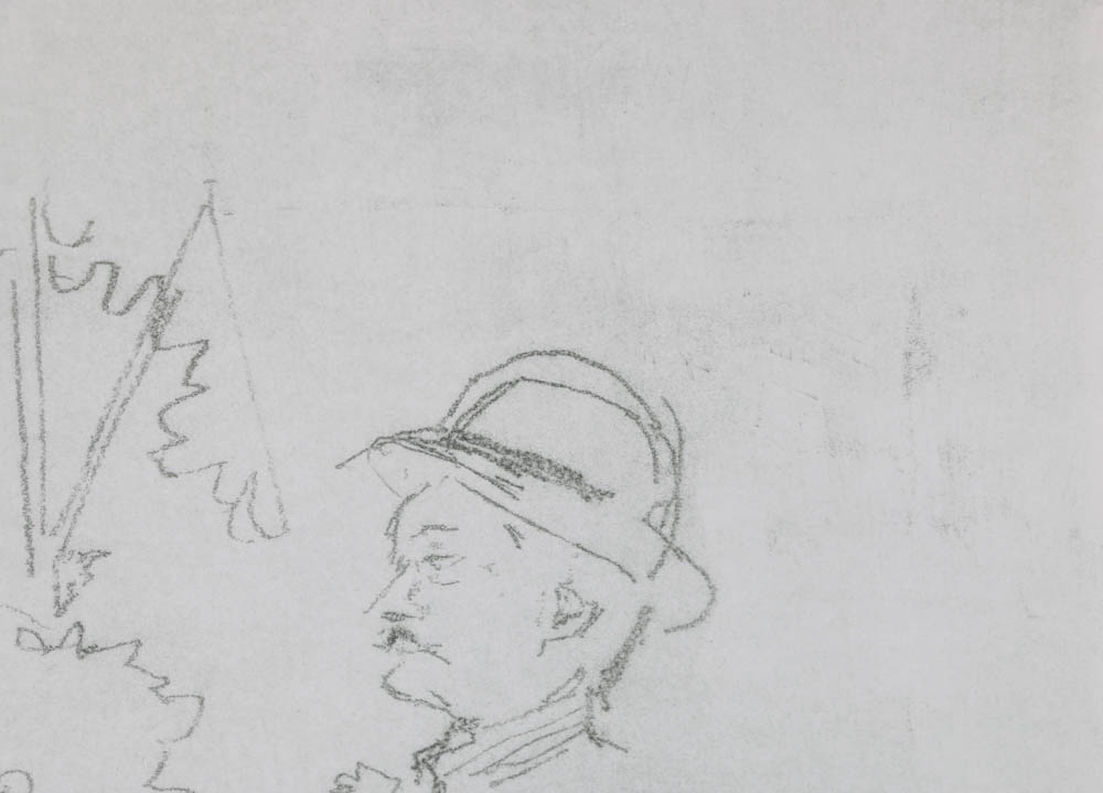 Jack Levine Signed Limited Edition Etching "Mack Sees Polly Peachum"