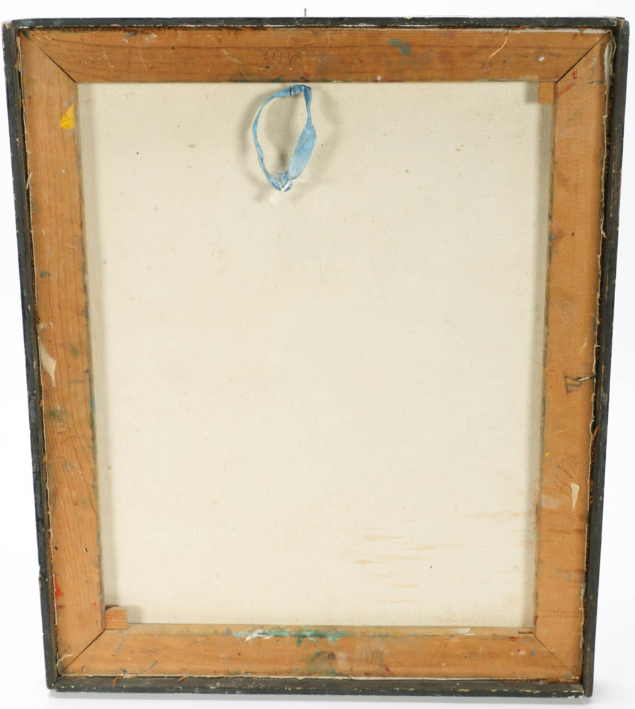 Vintage Original Oil on Canvas "Pears on Plate"