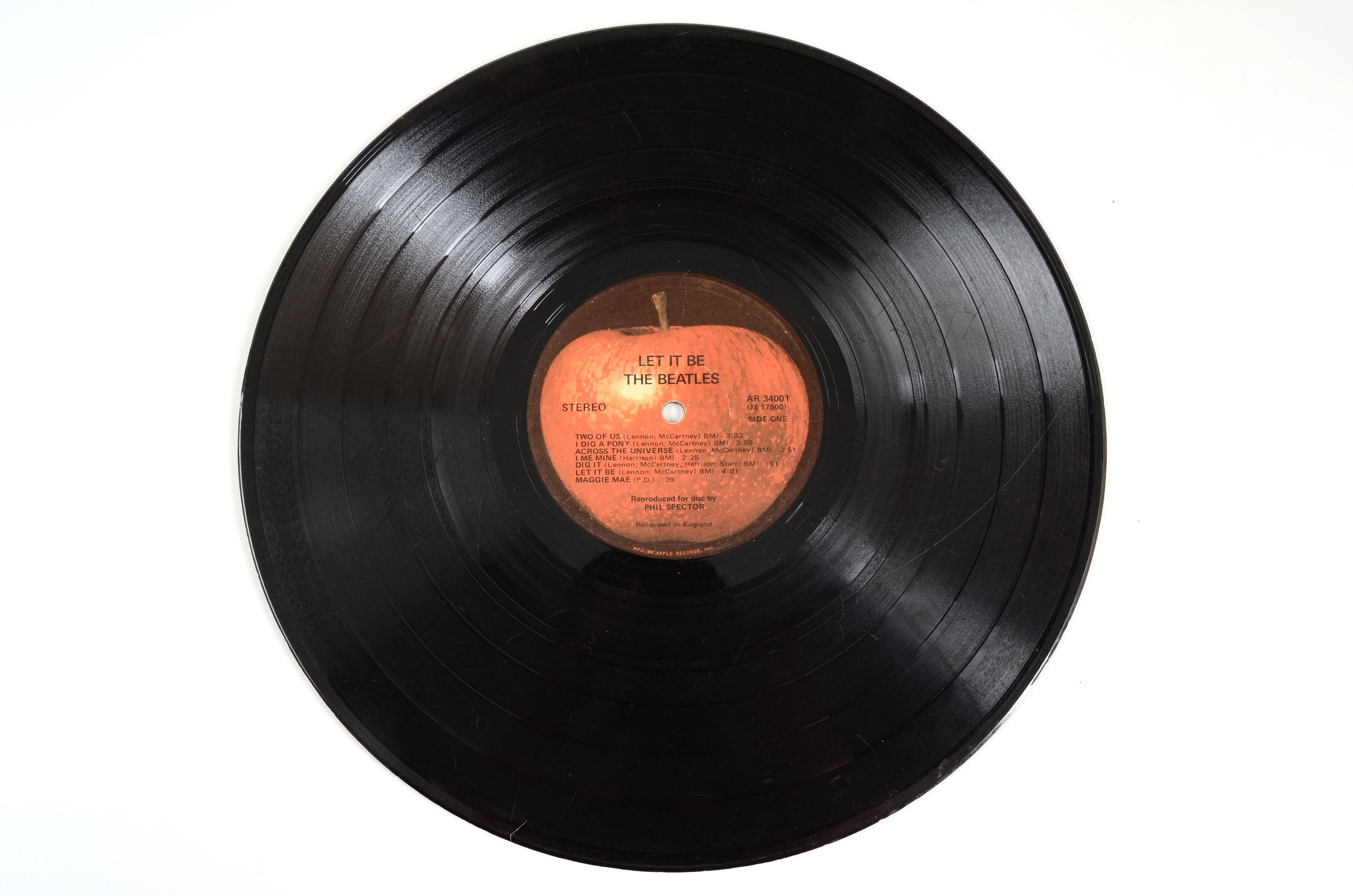 "White Album" and Other Beatles LPs Including Orig. "Abbey Road"