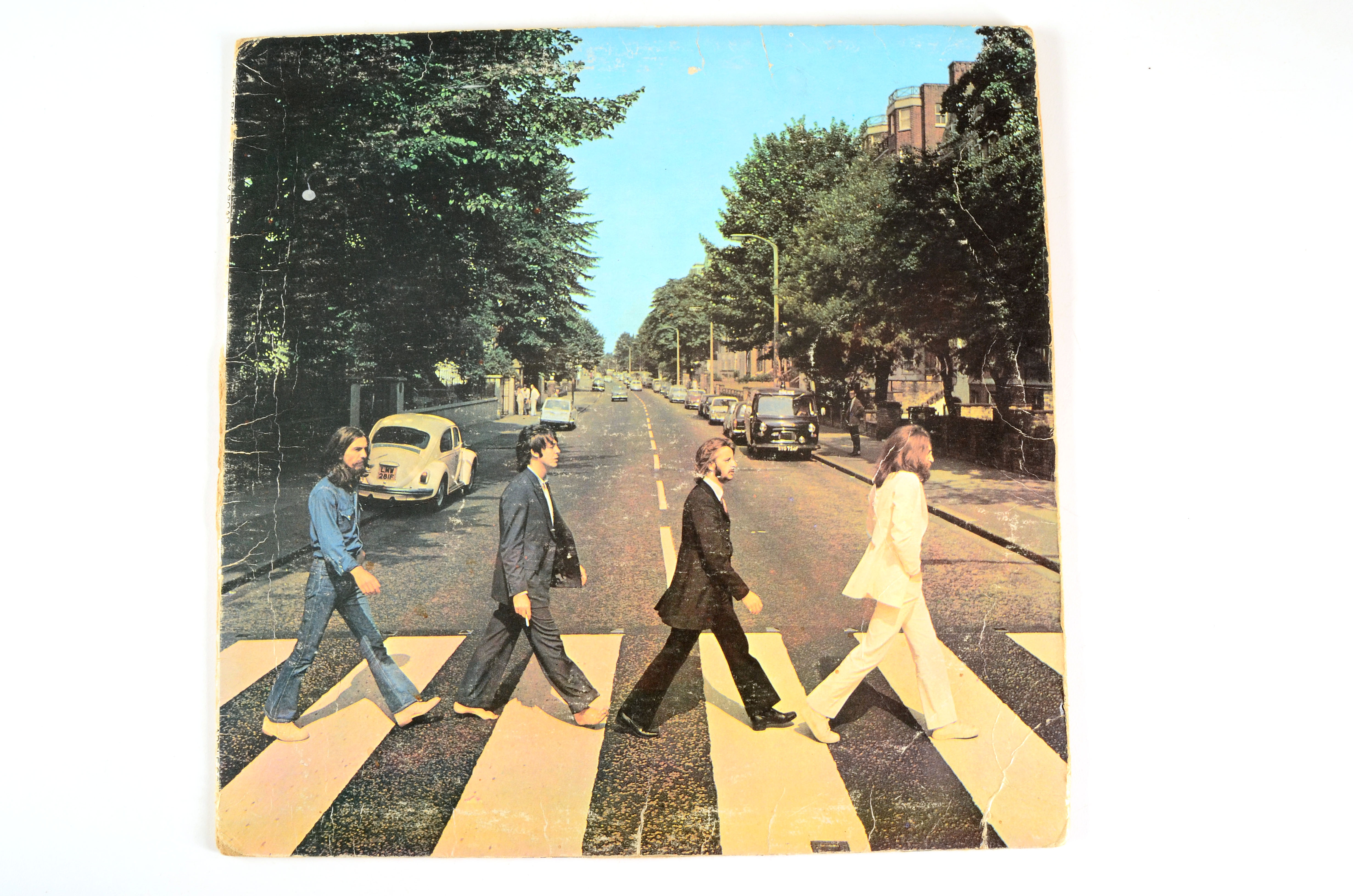 "White Album" and Other Beatles LPs Including Orig. "Abbey Road"