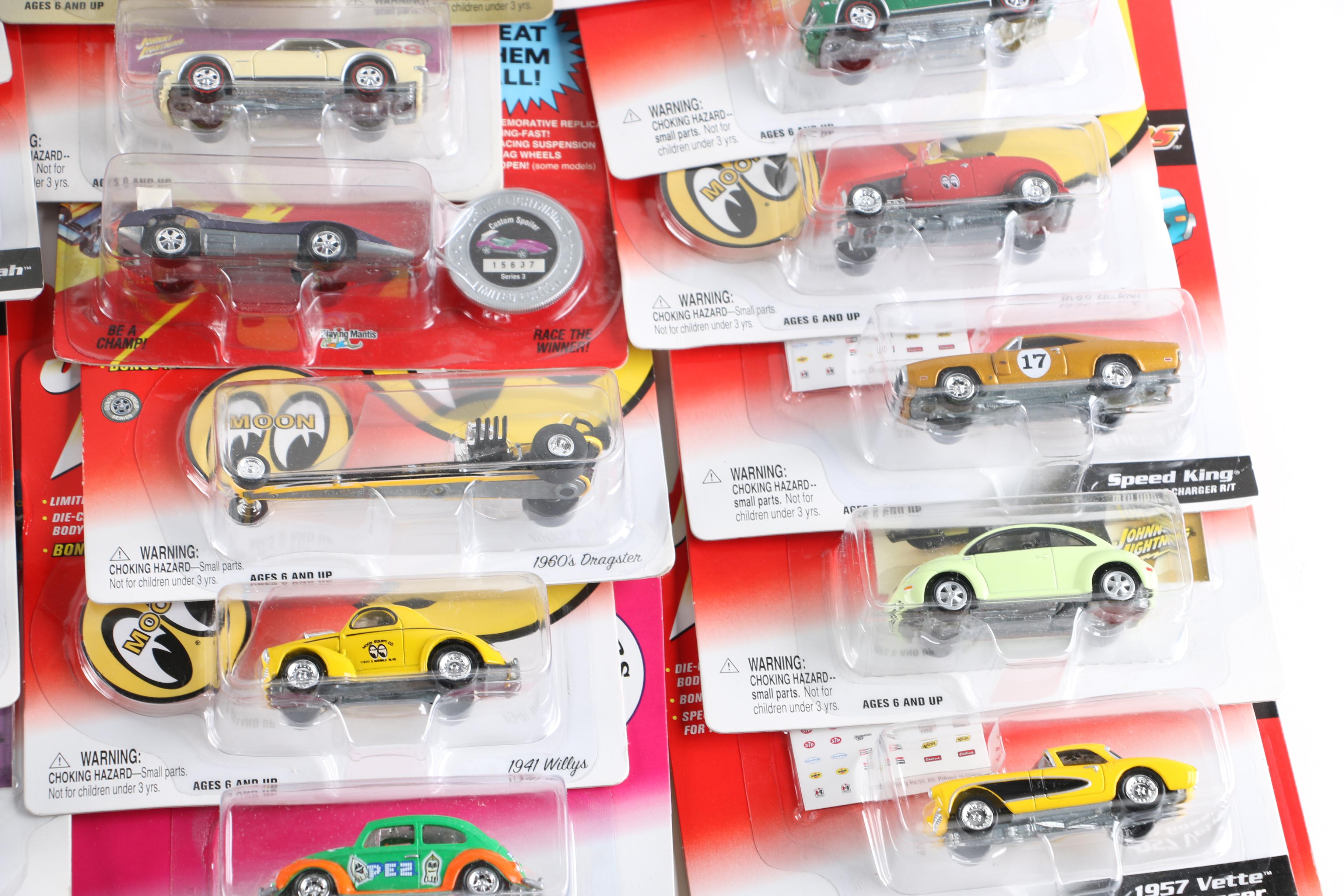Collection of Thirty-Three Johnny Lightning Toy Cars