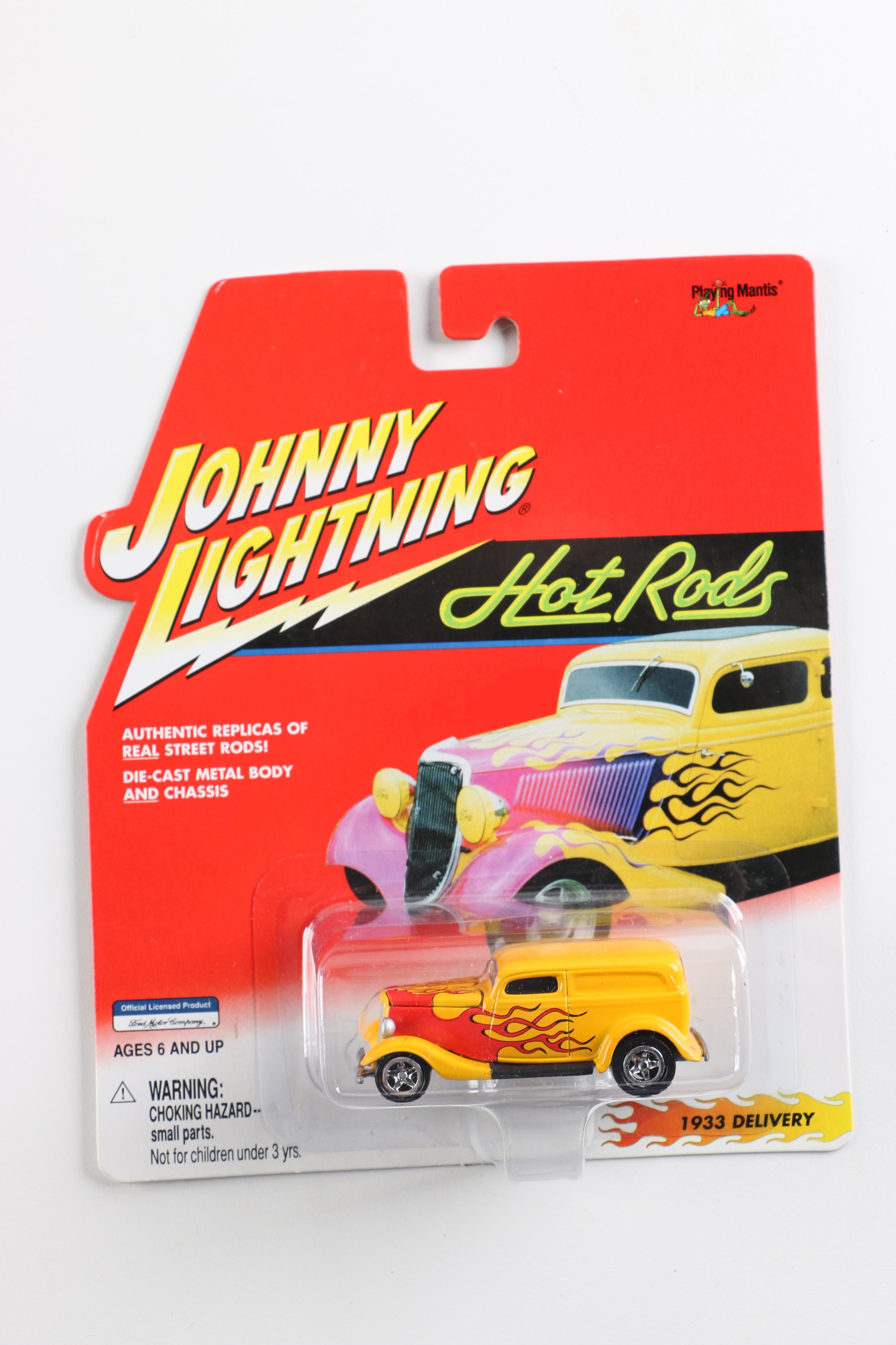 Collection of Thirty-Three Johnny Lightning Toy Cars