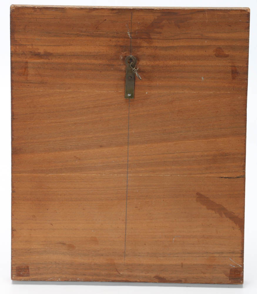 Louis Spiegel Original Clown Portrait Oil on Canvas Board