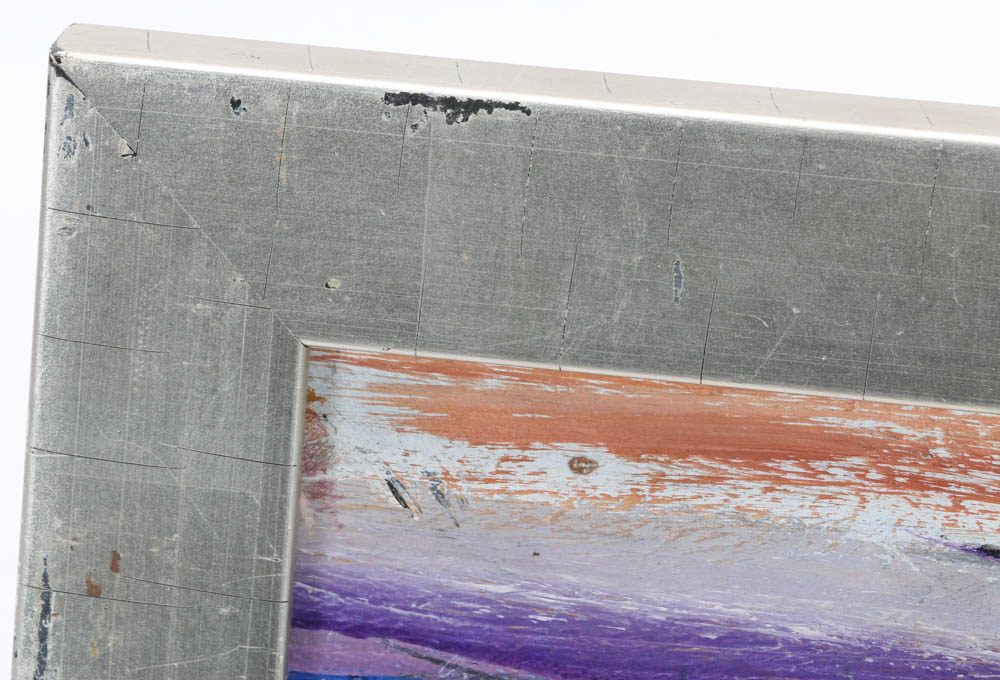 Paul Chidlaw Original 1976 Abstract Oil on Composite Board