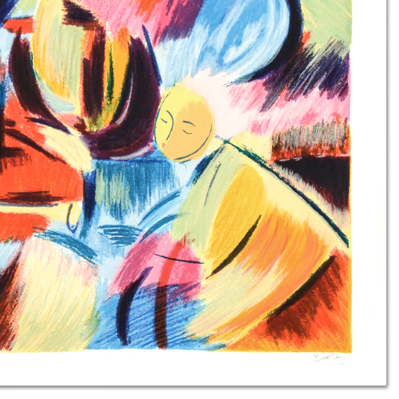 David Bovetez Limited Edition Signed Lithograph "Jazz Musician"