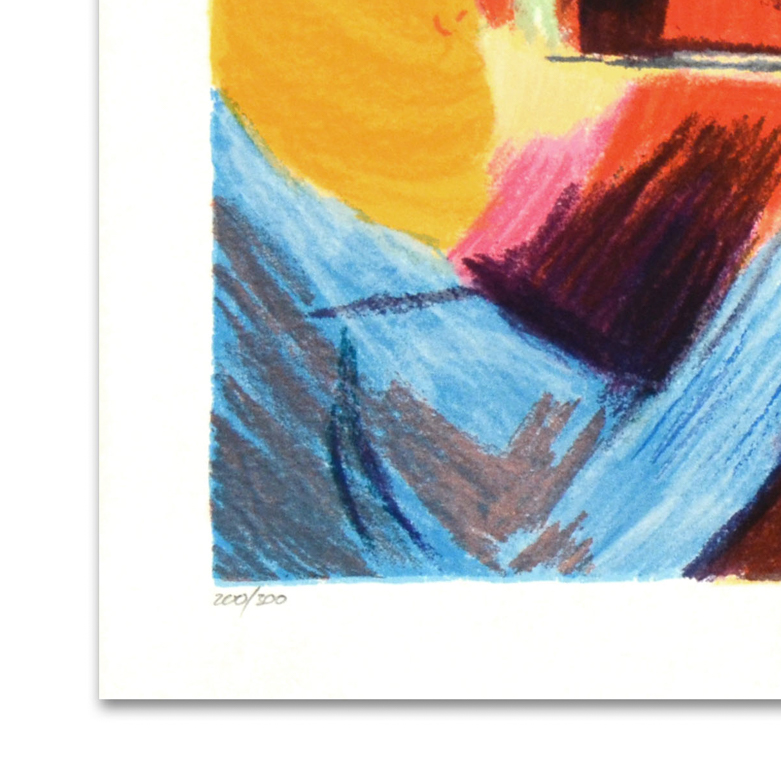 David Bovetez Limited Edition Signed Lithograph "Jazz Musician"