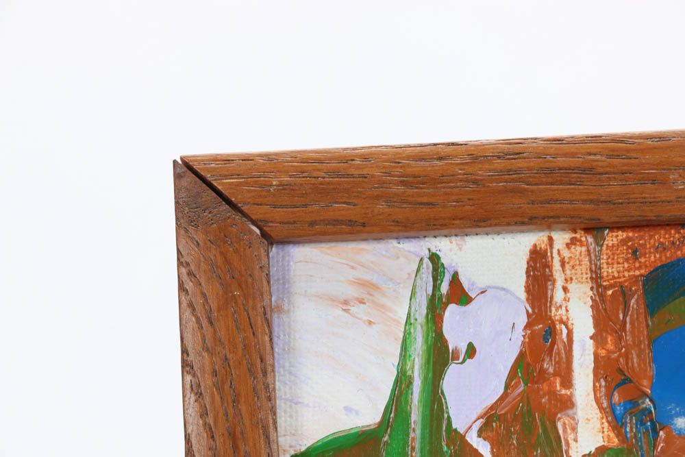 Jack Meanwell Original 1999 Oil on Canvas Board "Mountain Rhythm"