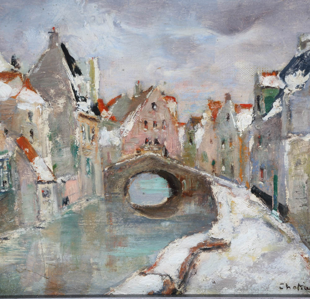 Max Chotiau Original Oil Painting on Board