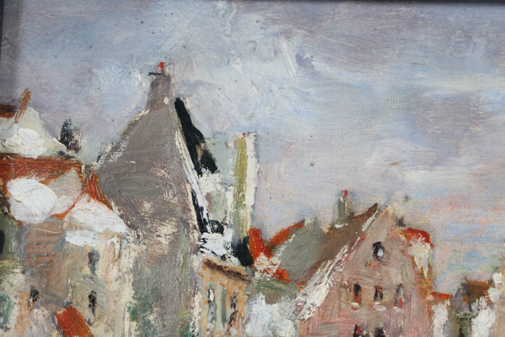 Max Chotiau Original Oil Painting on Board