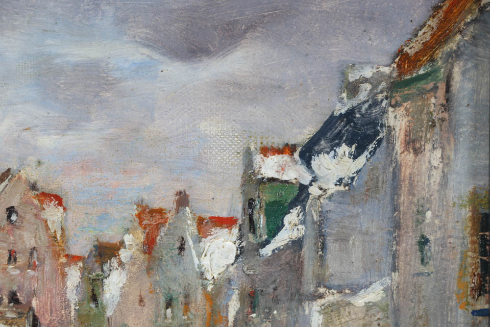 Max Chotiau Original Oil Painting on Board