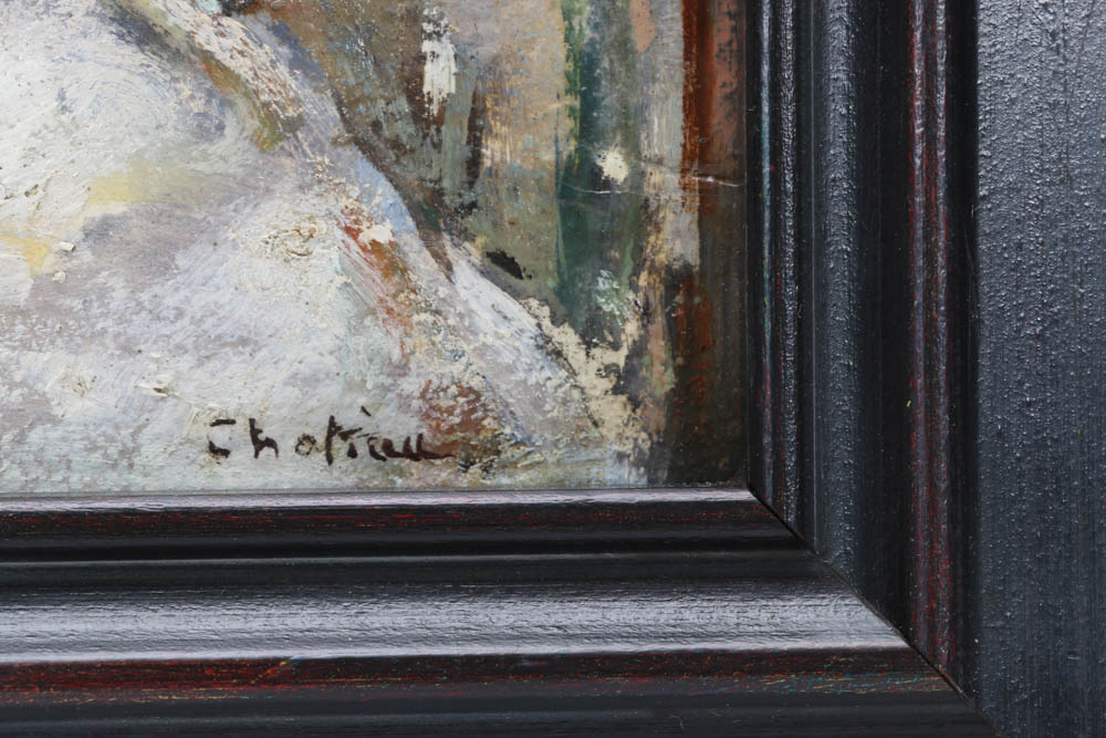 Max Chotiau Original Oil Painting on Board