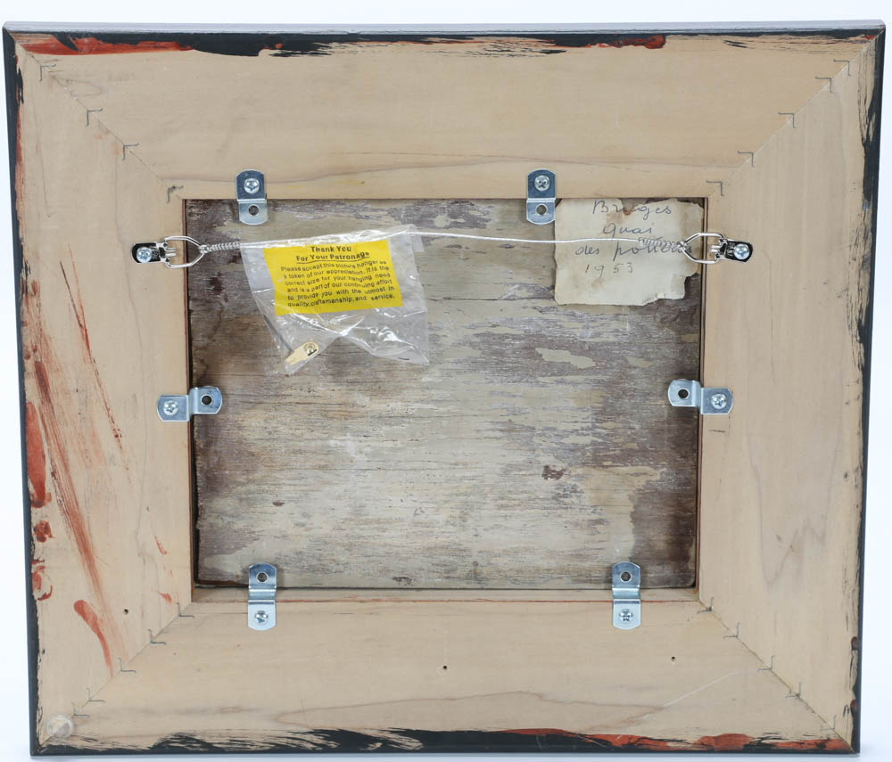 Max Chotiau Original Oil Painting on Board