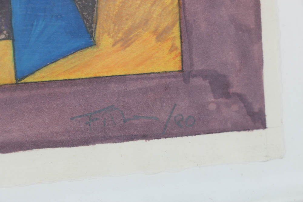 Mixed Media Painting "Study for 3 Small Paintings"