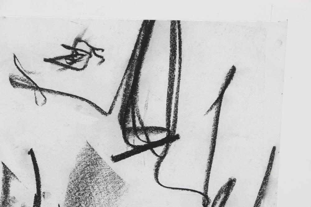 Robbie Kemper Original Charcoal Drawing "Nude #129"