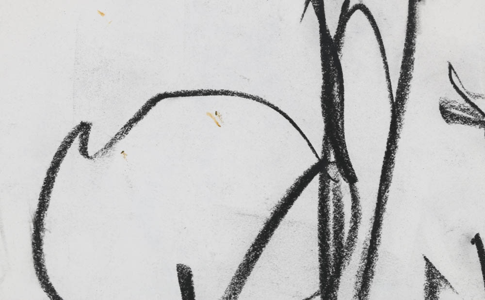 Robbie Kemper Original Charcoal Drawing "Nude #129"