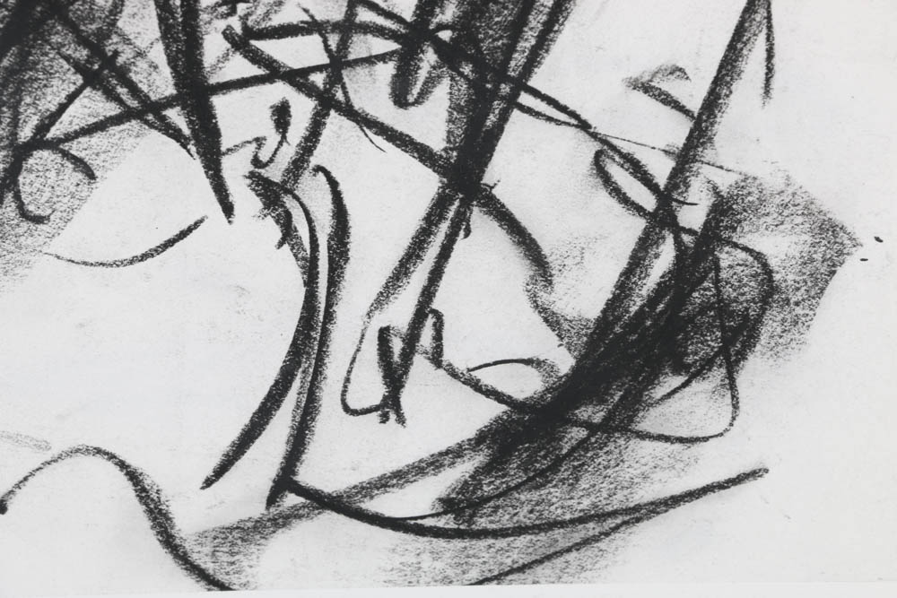 Robbie Kemper Original Charcoal Drawing "Nude #129"