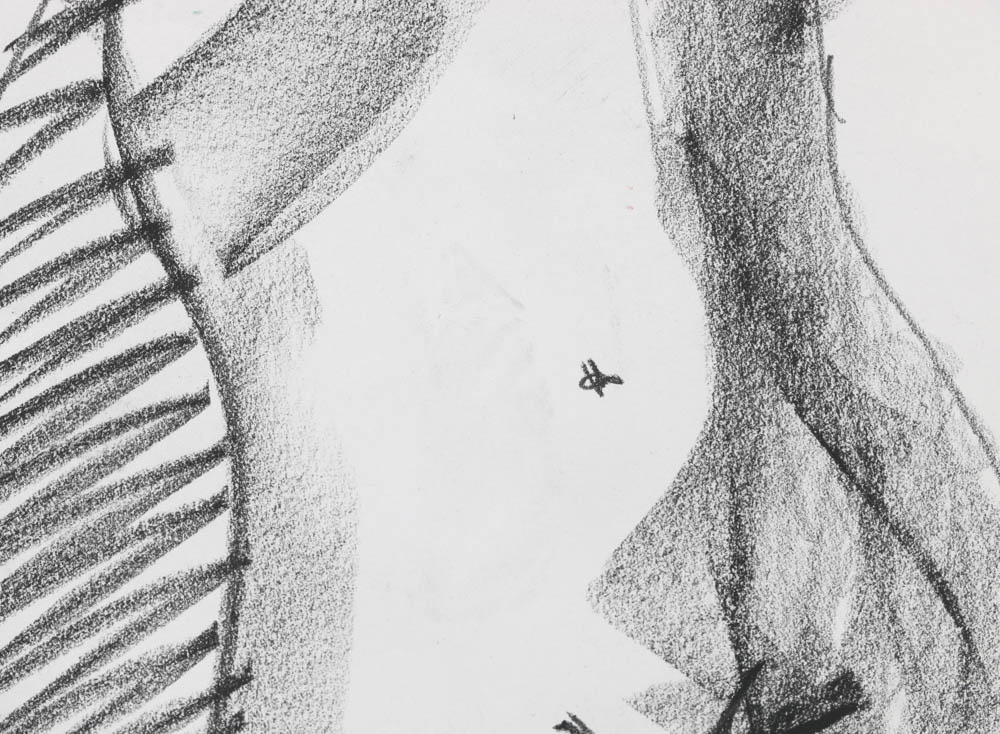 Robbie Kemper Original Charcoal Drawing "Nude #143"