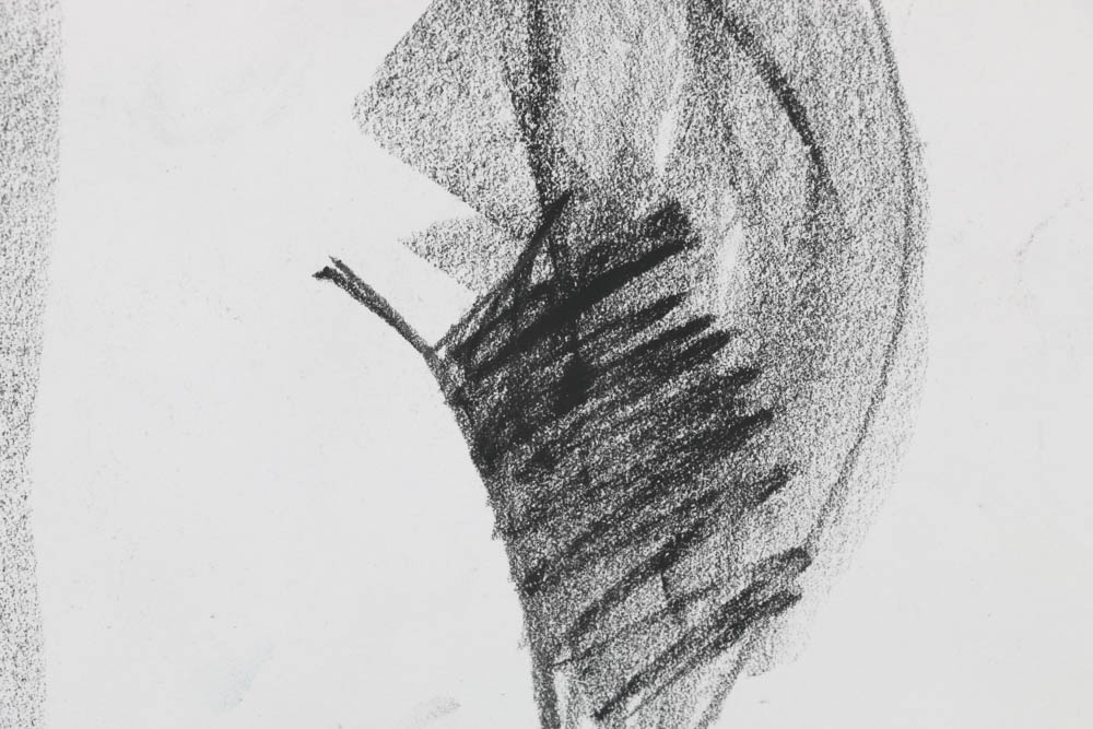 Robbie Kemper Original Charcoal Drawing "Nude #143"