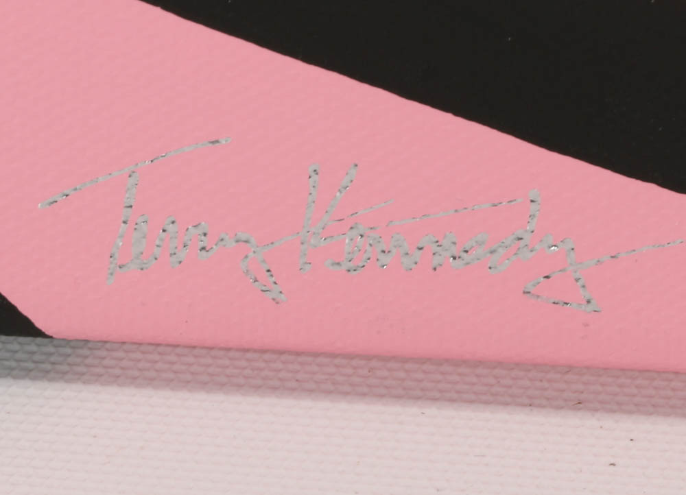 Terry Kennedy Original Pop Art Acrylic on Canvas "Windblown"