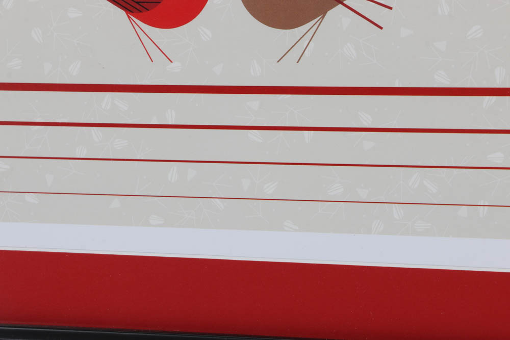 Offset Lithograph after Charley Harper's "Cardinal Courtship"