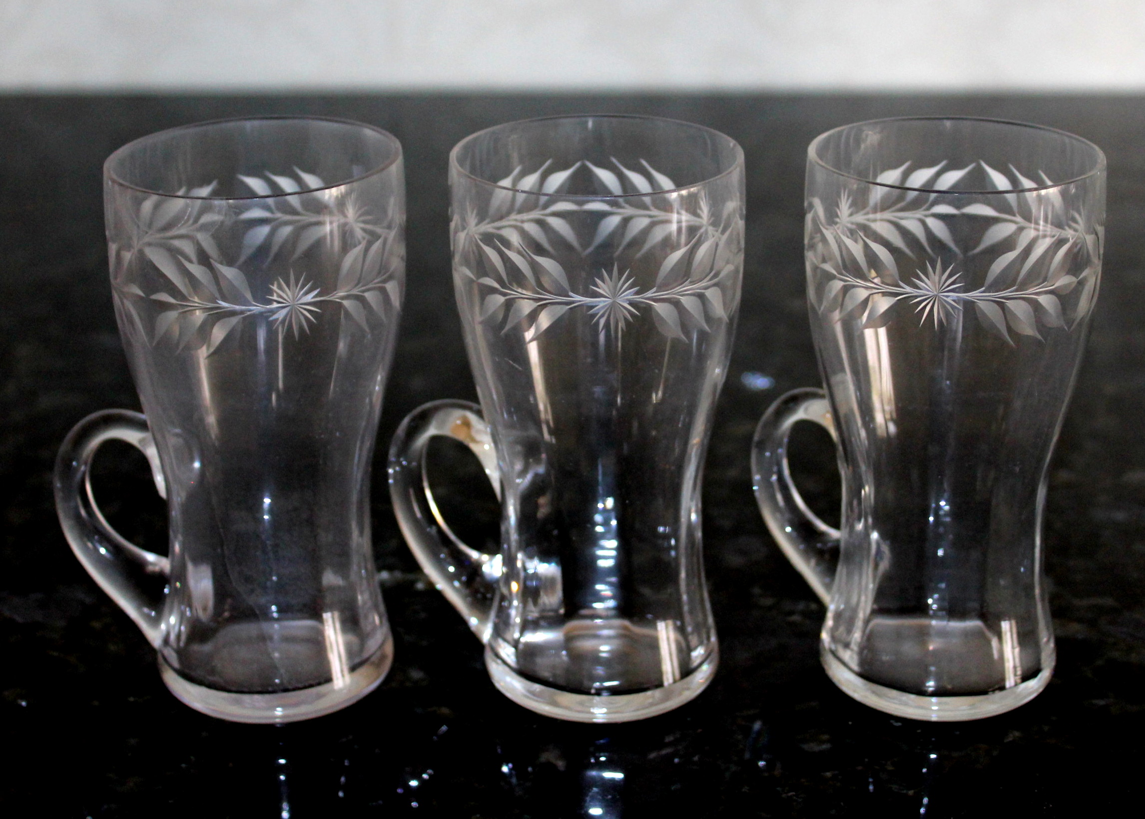 Etched Vintage Glassware