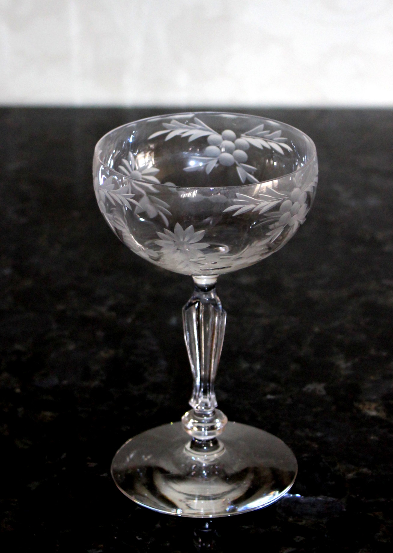 Etched Vintage Glassware