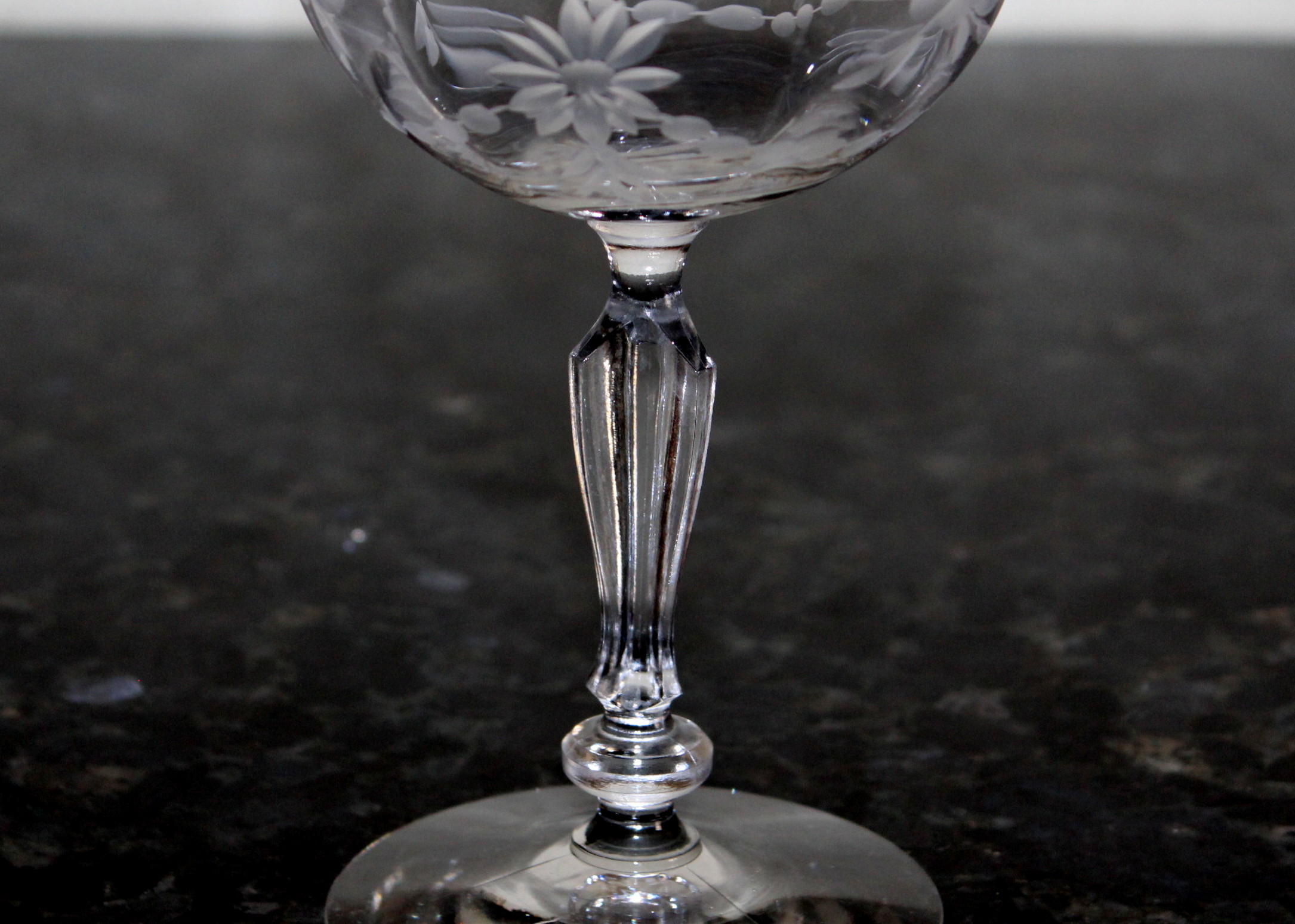 Etched Vintage Glassware
