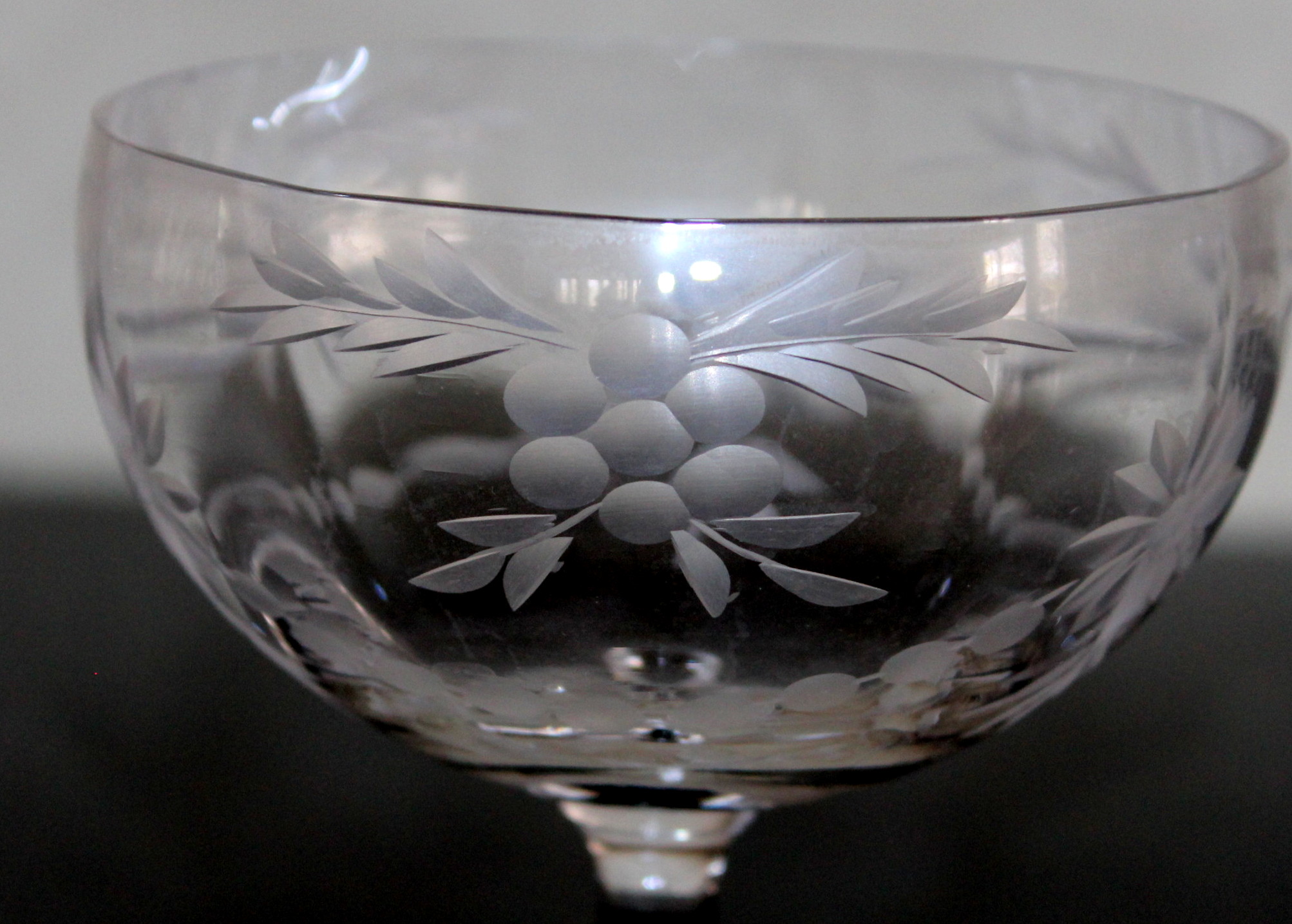 Etched Vintage Glassware