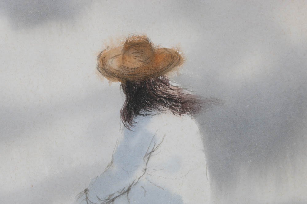 Robert Fabe Original Watercolor on Paper