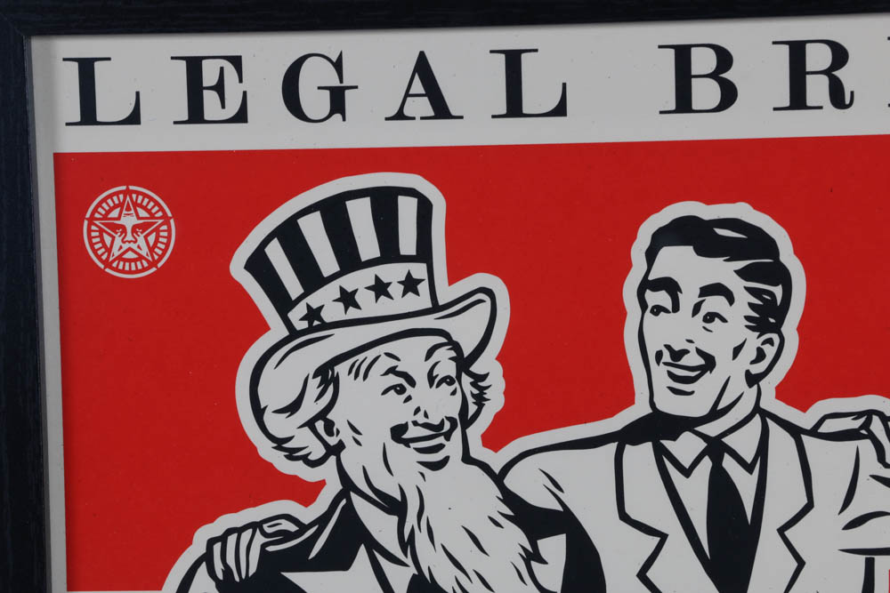 Shepard Fairey Signed Limited Edition Serigraph "America’s Savings"