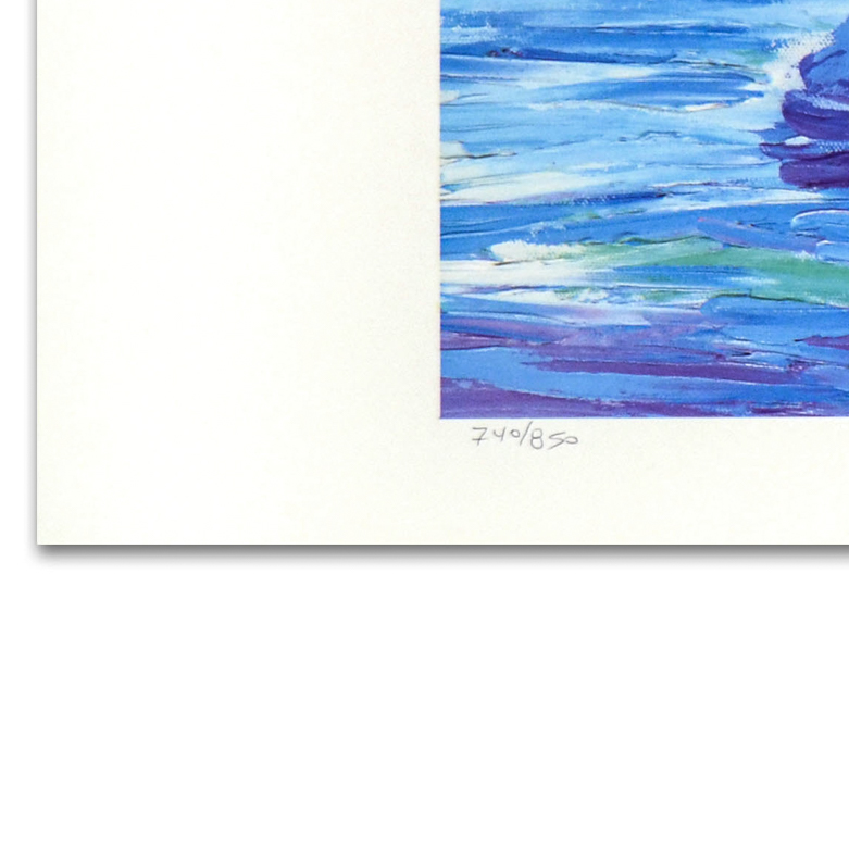 Adam Signed Limited Edition Offset Lithograph "La Playa Arenosa"