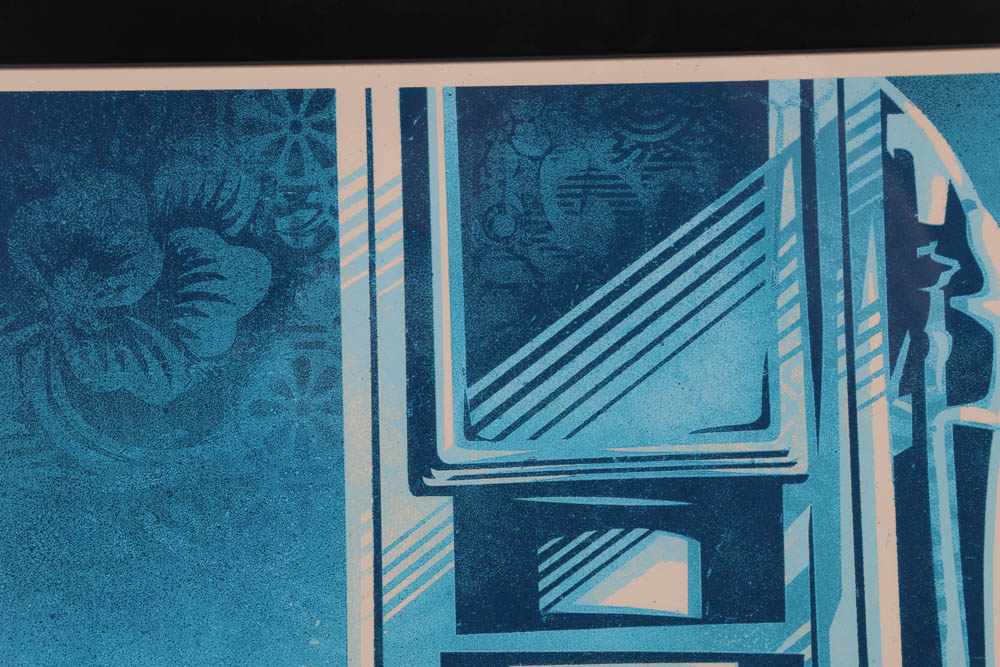 Shepard Fairey Signed Limited Edition 2016 Serigraph "Danger No Smoking"