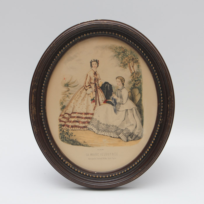 Frame La Mode Illustre Fashion Print