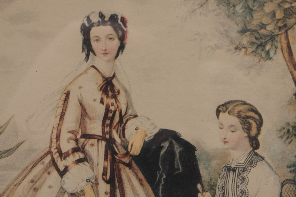 Frame La Mode Illustre Fashion Print