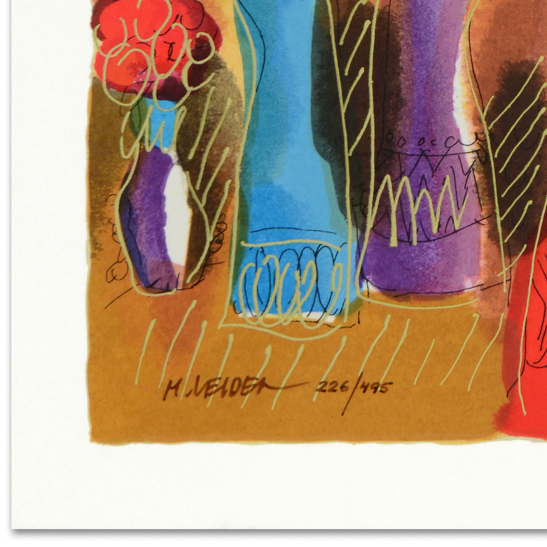 Moshe Leider Limited Edition Signed Serigraph "Summer Day"