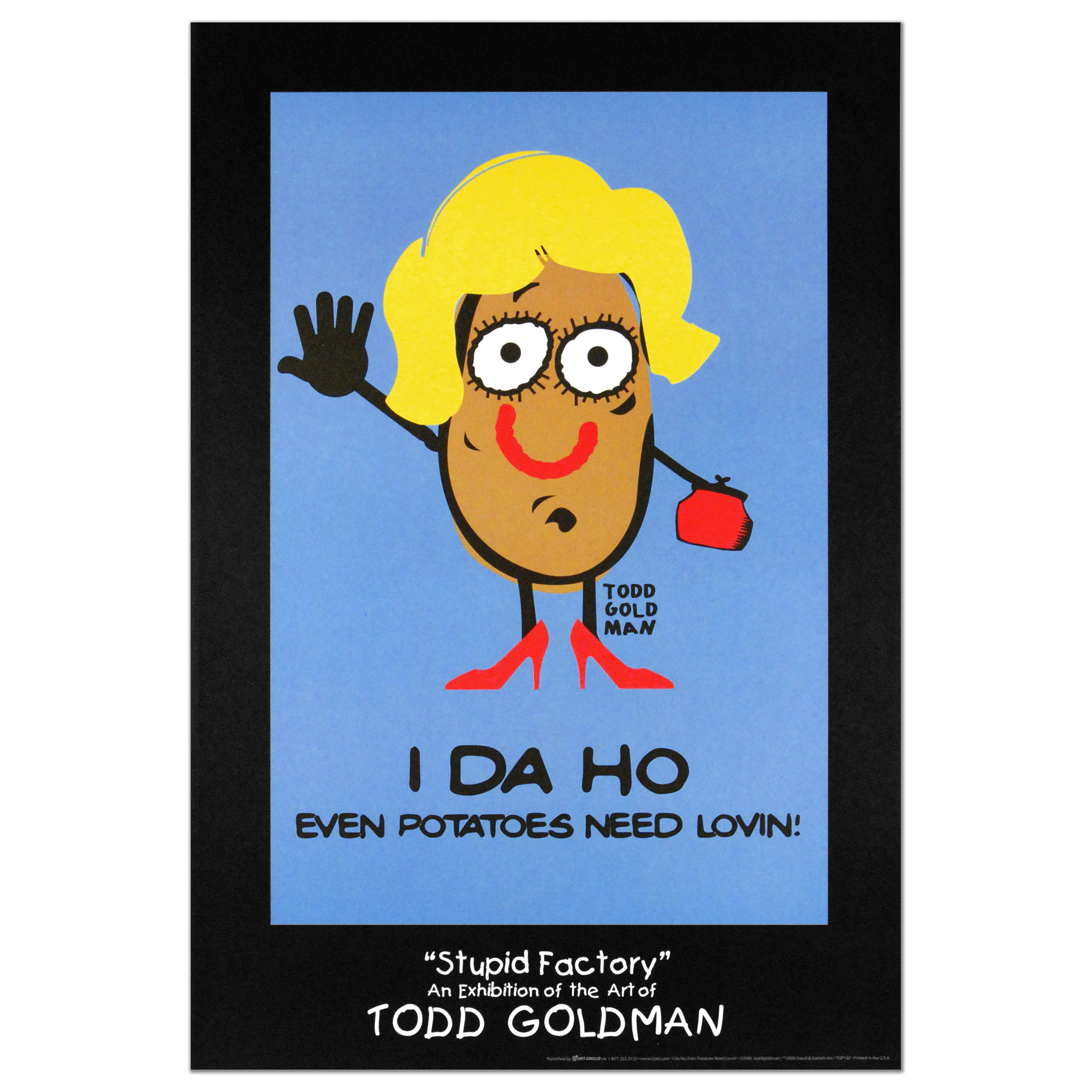 Todd Goldman Lithograph Poster "I-DA-HO"