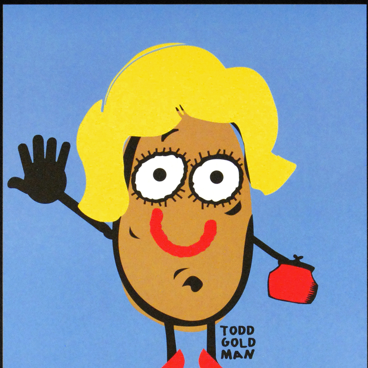 Todd Goldman Lithograph Poster "I-DA-HO"