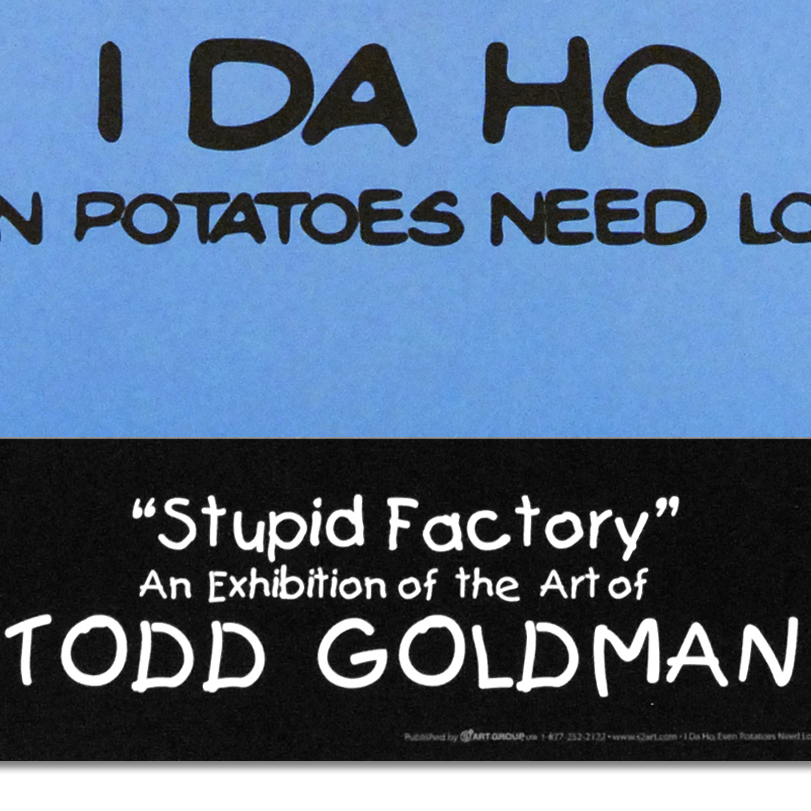 Todd Goldman Lithograph Poster "I-DA-HO"