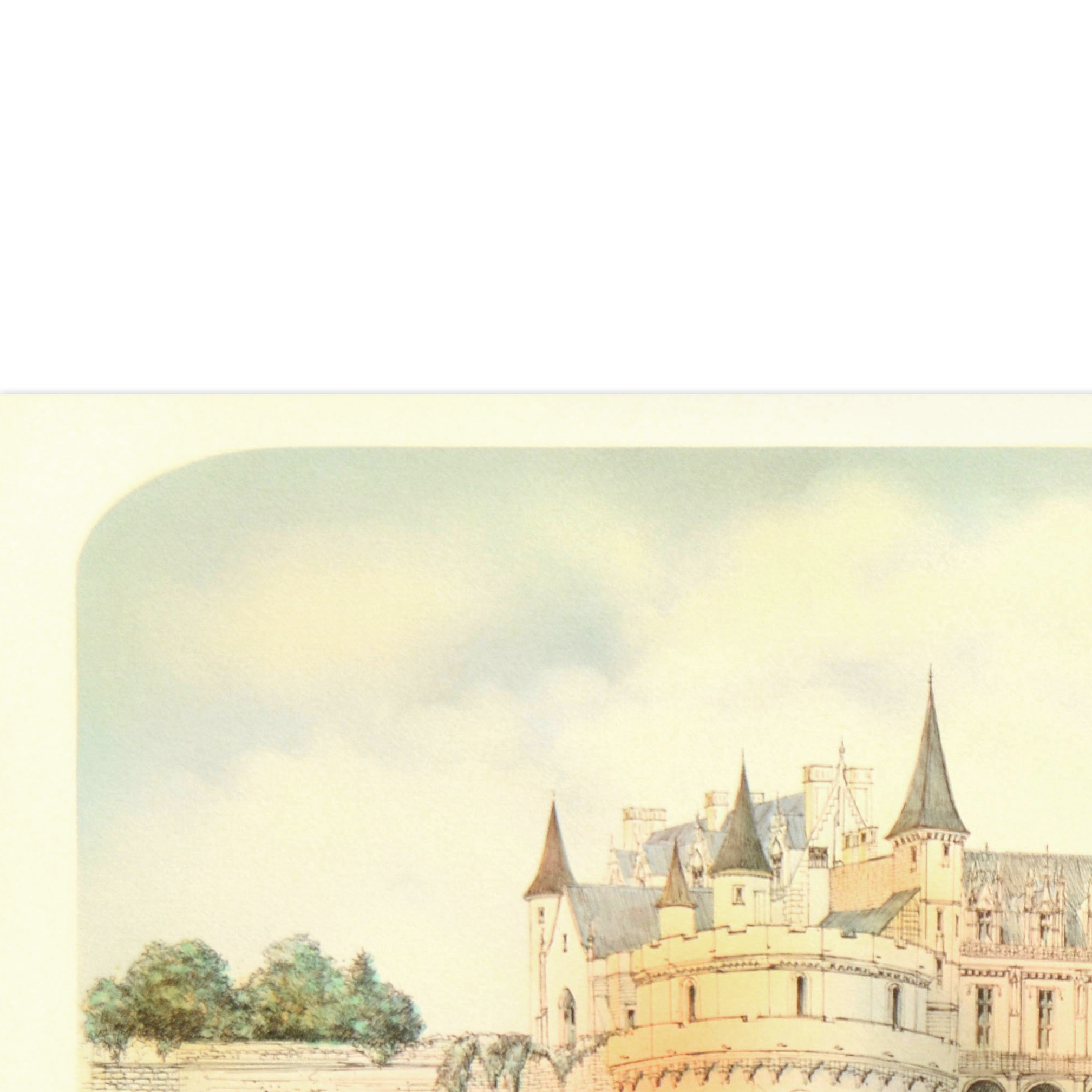 Rolf Rafflewski Signed Limited Edition Lithograph on Paper "Chateau"