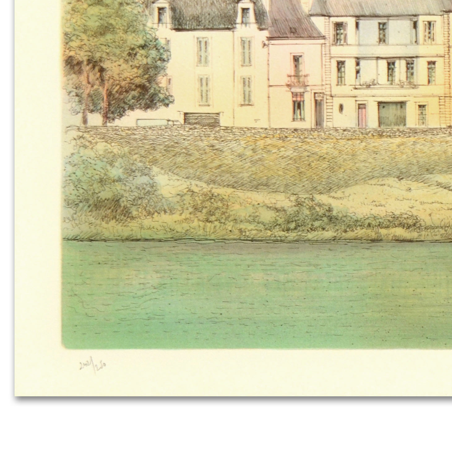 Rolf Rafflewski Signed Limited Edition Lithograph on Paper "Chateau"