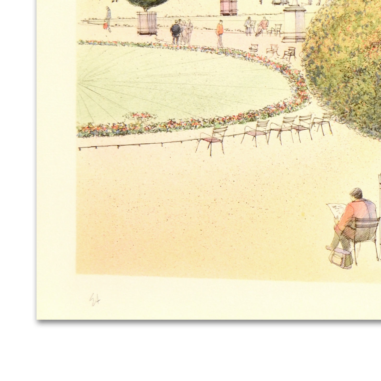 Rolf Rafflewski Signed Limited Edition Lithograph on Paper "Paris III"