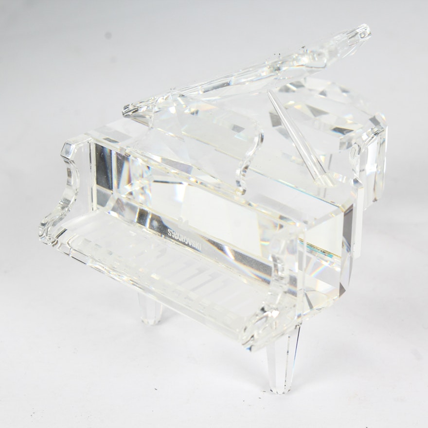 Swarovski Silver Crystal Scale Grand Piano