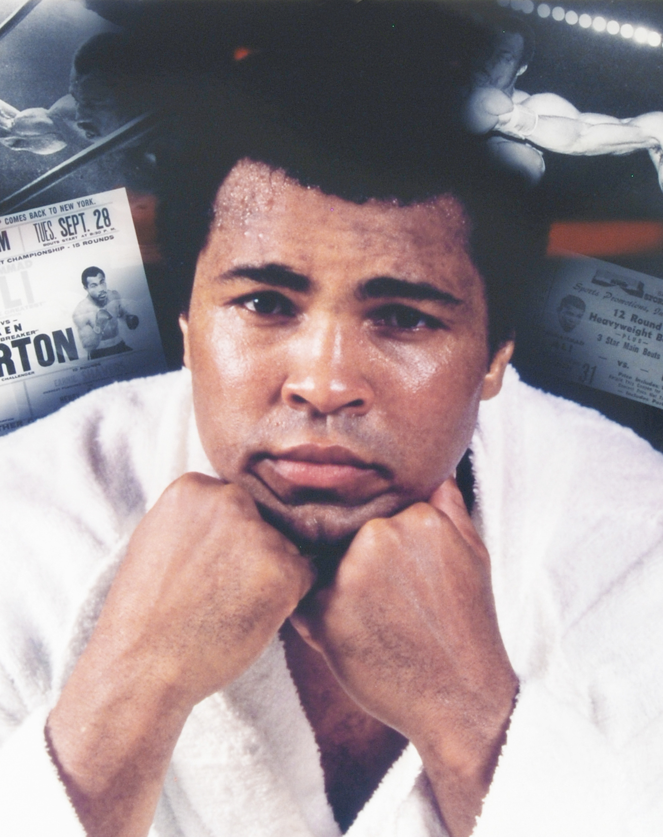 Licensed Photograph Collage of Muhammad Ali