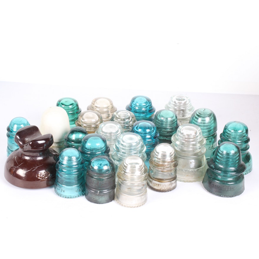 Antique, Vintage Glass and Ceramic Insulators