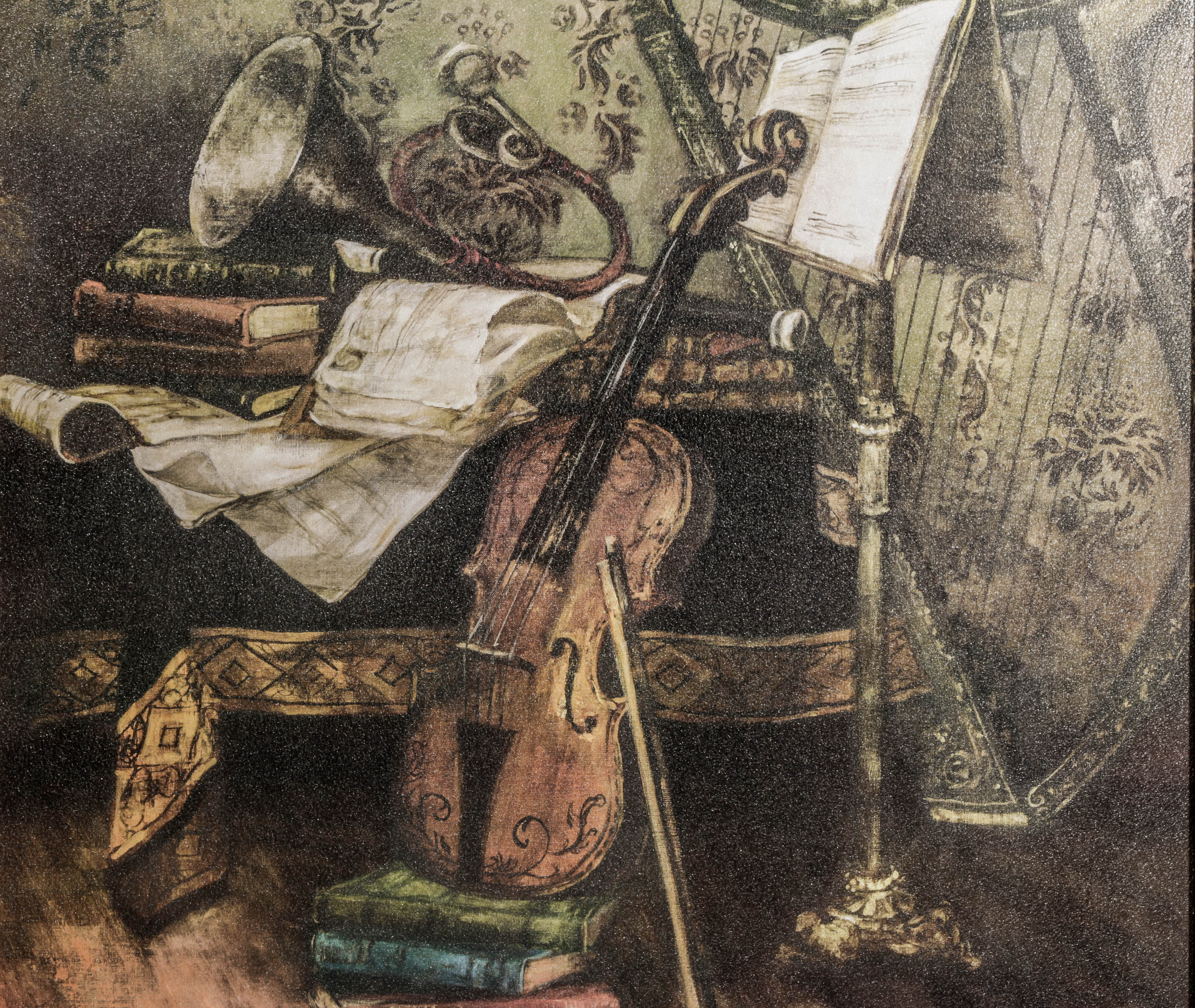 After Jill O'Flannery Giclee on Canvas "The Practice Room"