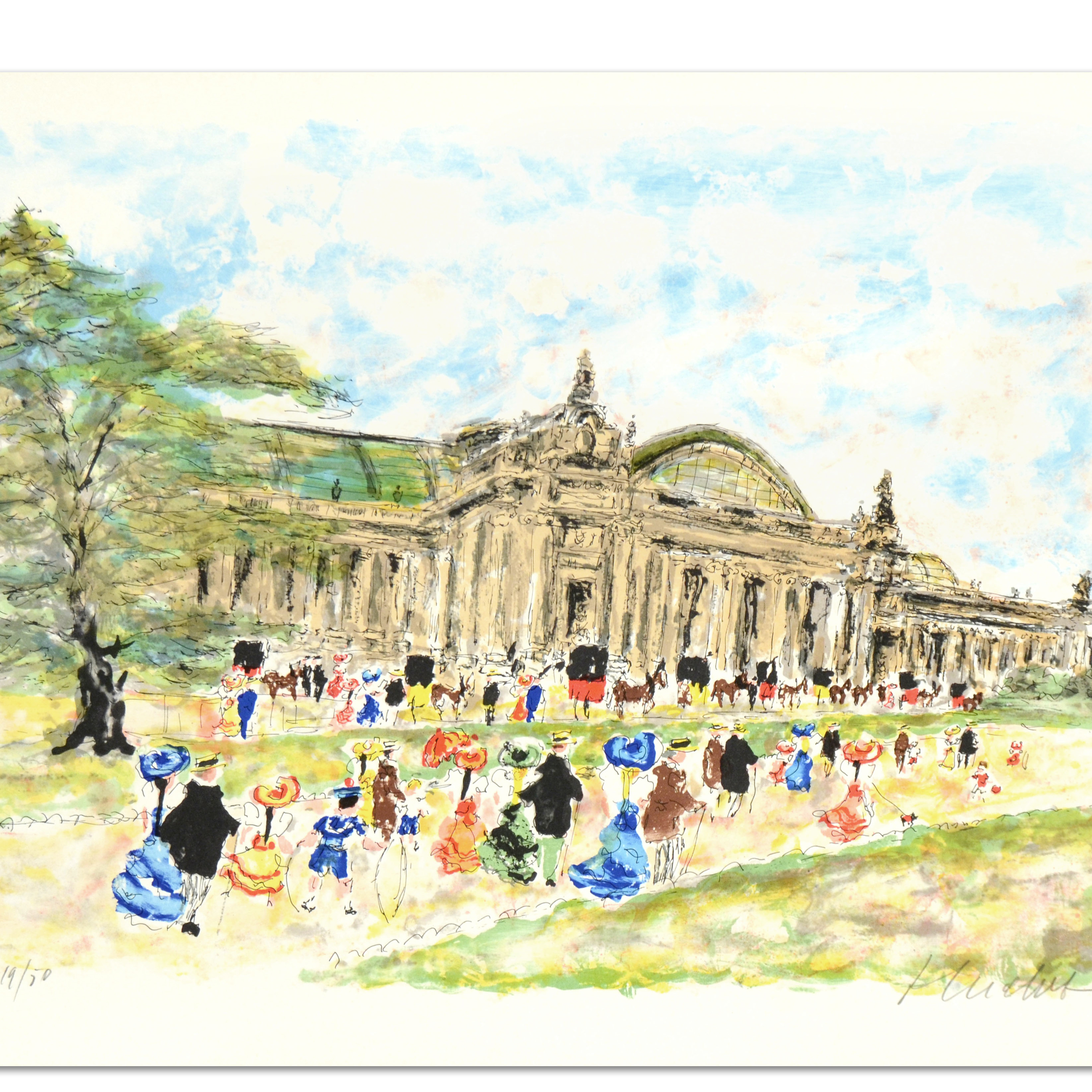 Urbain Huchet Signed Limited Edition Lithograph "Grand Ballet"
